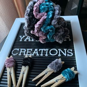 Handmade scrunchies